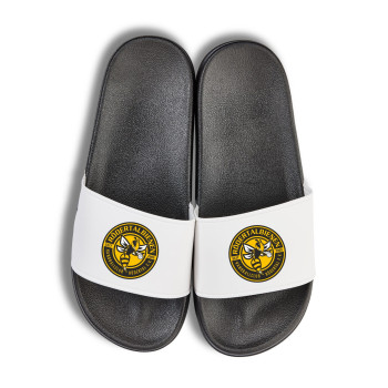 HCR  Badelatschen schwarz/weiss